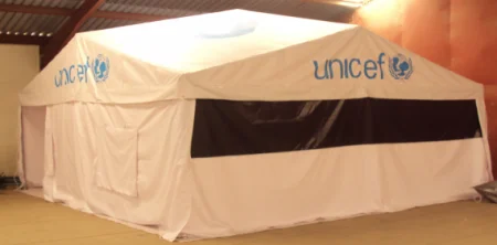 classroom tent in Kenya