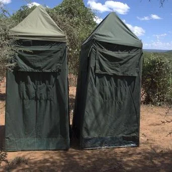 utility tent Canvas toilets