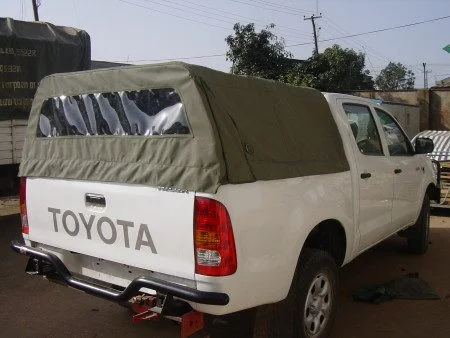 pickup truck carriage rack with tonneau cover in Kenya and East Africa