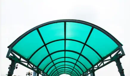 Green Polycarbonate Canopy