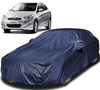 Hyundai Accent With mirrow pockects Car hood cover